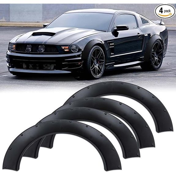 Universal Fender Flares 4PCS for Cars and JDM Vehicles