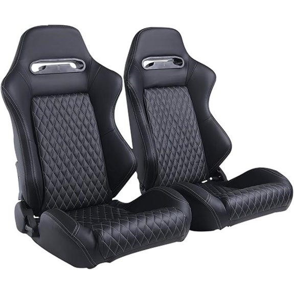 Universal Racing Seats with Dual Lock Sliders