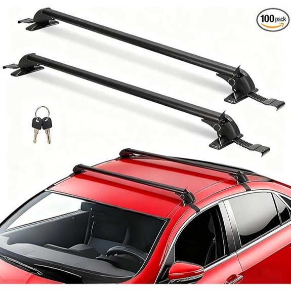 43 Universal Roof Rack Cross Bars with Locks