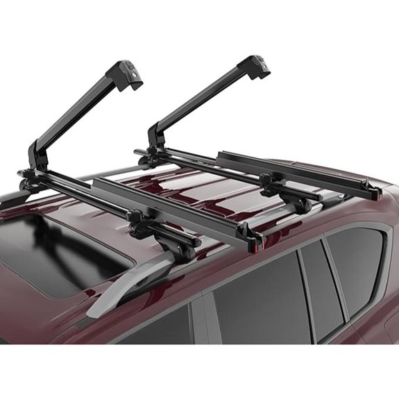 Ski & Snowboard Roof Rack Cross Bars (Universal Fit)