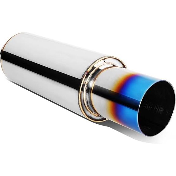 DNA MOTORING Stainless Steel Exhaust Muffler (Universal)