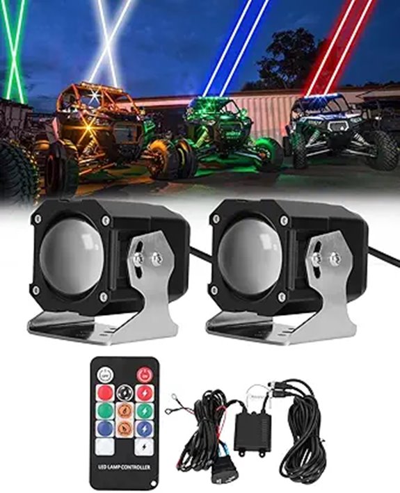 LED Whip Lights Kit for UTV ATV Polaris RZR Jeep