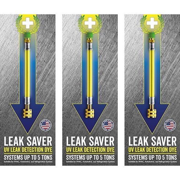 Leak Saver UV Dye 3 Pack for HVAC and Refrigeration