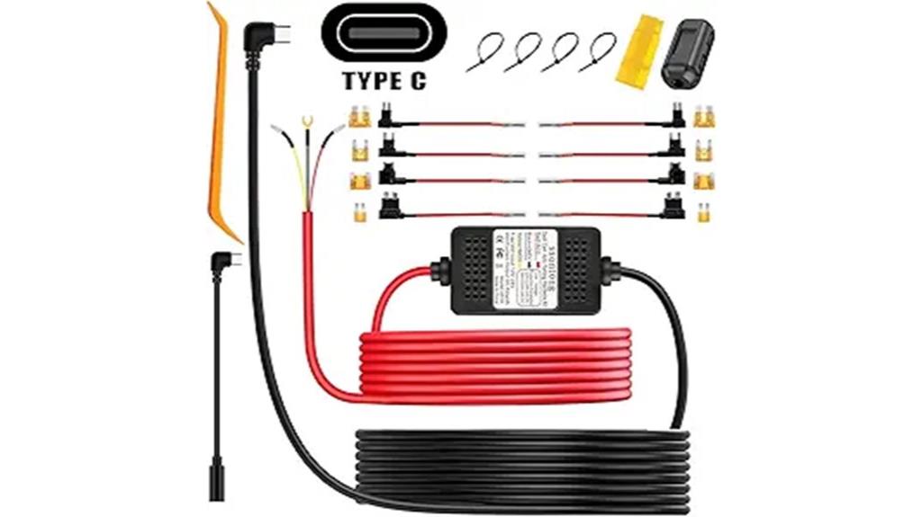 vehicle dash cam power adapter