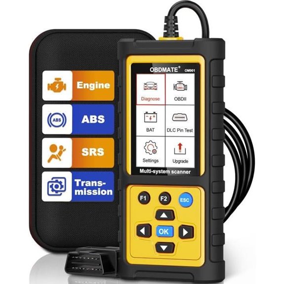 OBD2 Scanner with Full Diagnostics and Reset