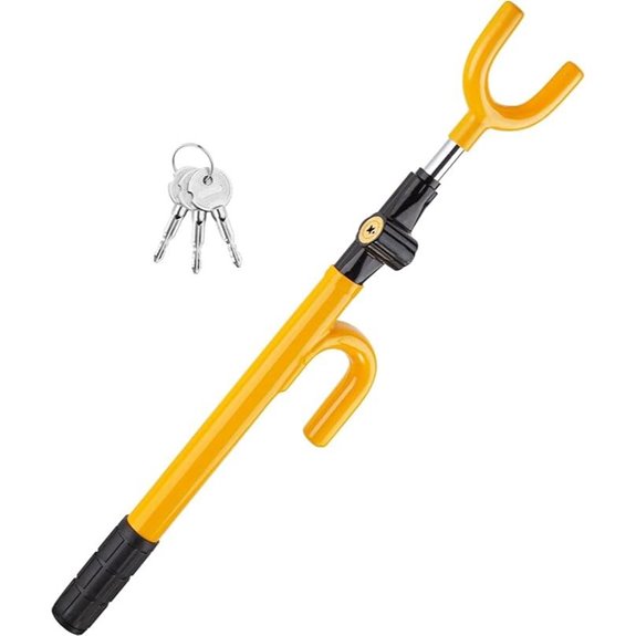 CARTMAN Vehicle Steering Wheel Lock for Cars and SUVs