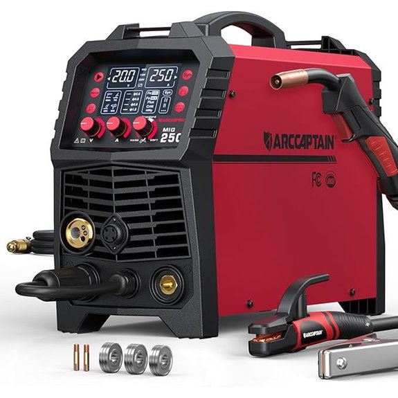 ARCCAPTAIN 250A 6-in-1 MIG/TIG/Stick Welding Machine