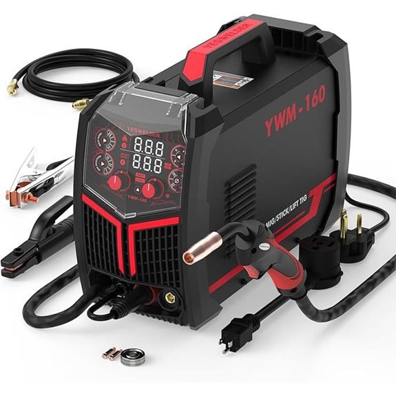 YESWELDER 4-in-1 Gas and Gasless MIG/TIG/ARC Welder