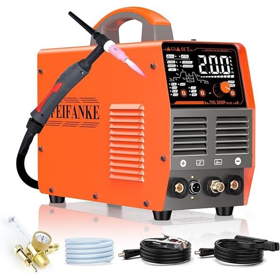6-in-1 AC/DC TIG Welding Machine with Pulse Display