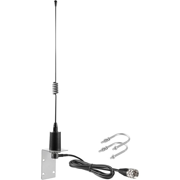 Long Range VHF Marine Radio Antenna with Coaxial Cable