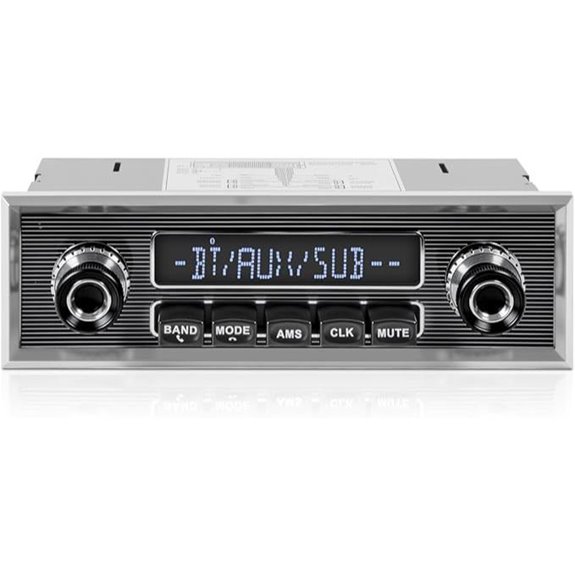 Retro Vintage Car Radio with Bluetooth & Subwoofer
