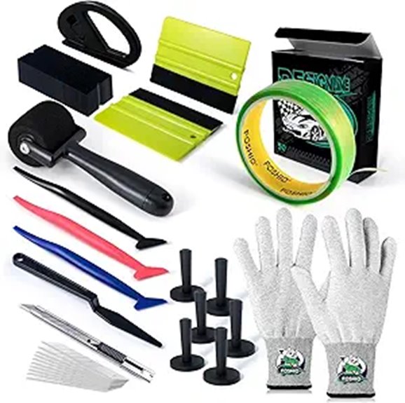 FOSHIO 50M Vinyl Wrap Tools Kit (6PCS)