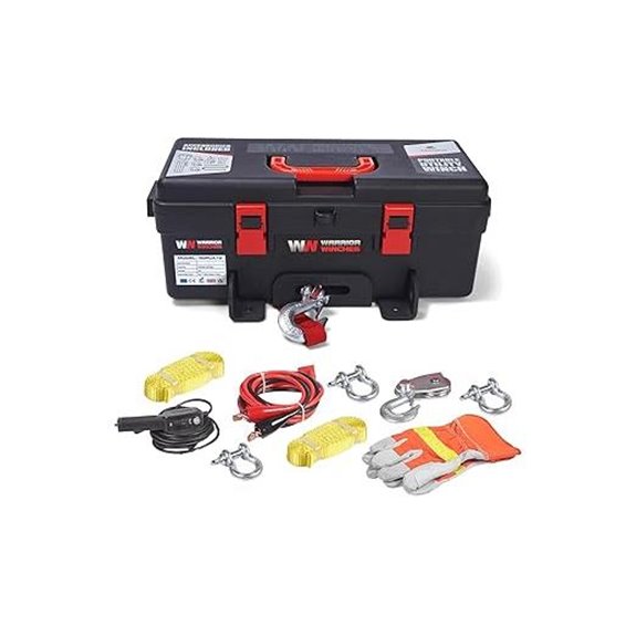 Warrior Winches Trojan 12V Electric Winch (4,000lbs)