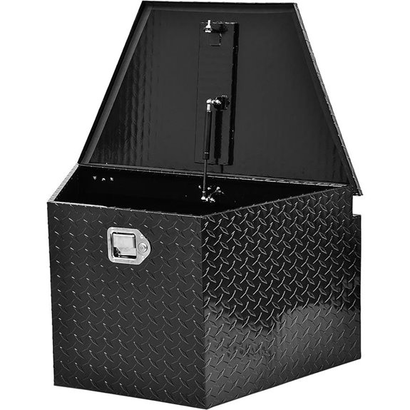 Aluminum Trailer Tongue Box with Lock Waterproof Storage