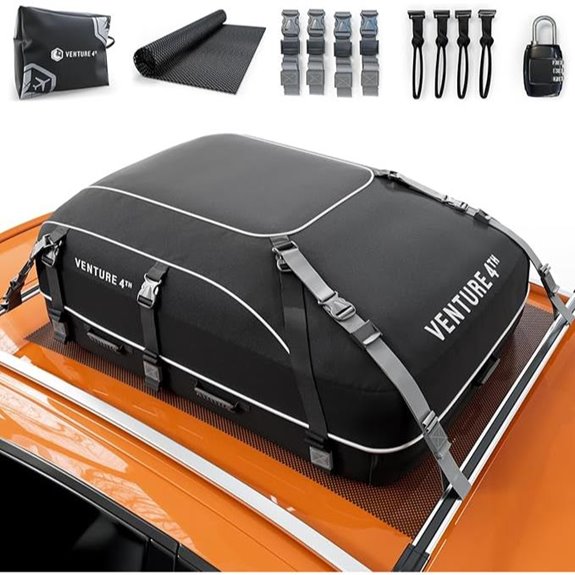 VENTURE 4TH Waterproof Car Roof Cargo Carrier (21 Cu Ft)