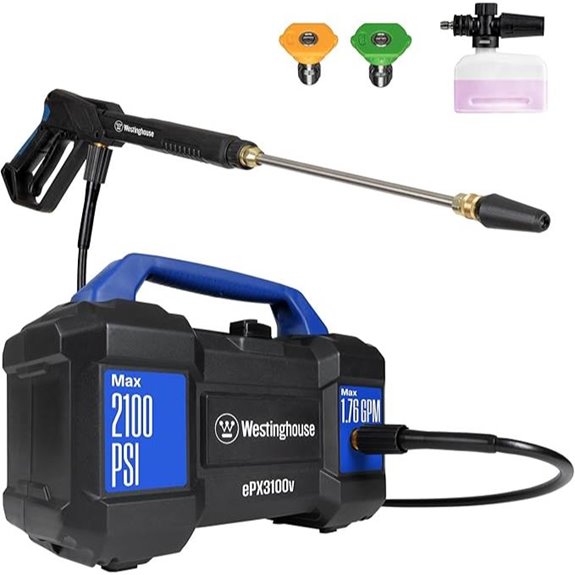 Westinghouse ePX3100v Electric Pressure Washer (2100 PSI)