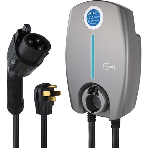 Smart Level 2 EV Charger with Wi-Fi & Bluetooth