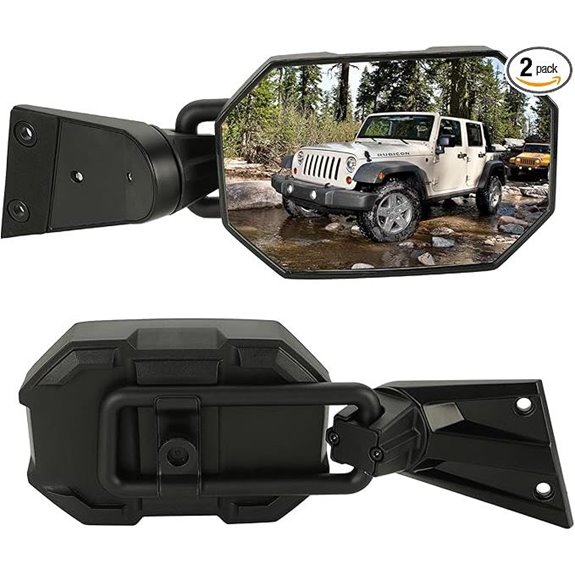 SUNPIE Jeep Wrangler JK Side Mirrors - Wide View