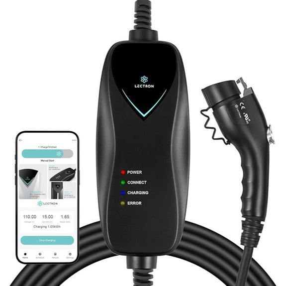 Lectron Level 1 J1772 WiFi Electric Car Charger