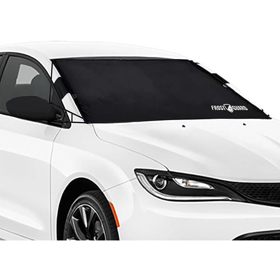 FrostGuard Vortex Car Windshield Cover with Storage