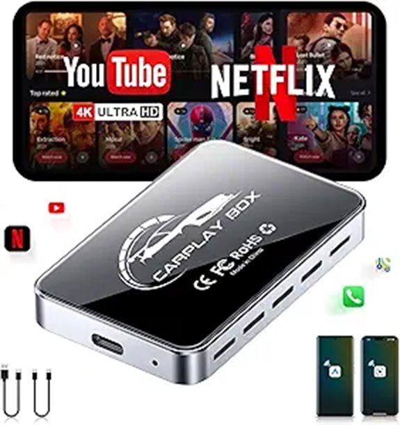 AI Box Wireless CarPlay & Auto Adapter