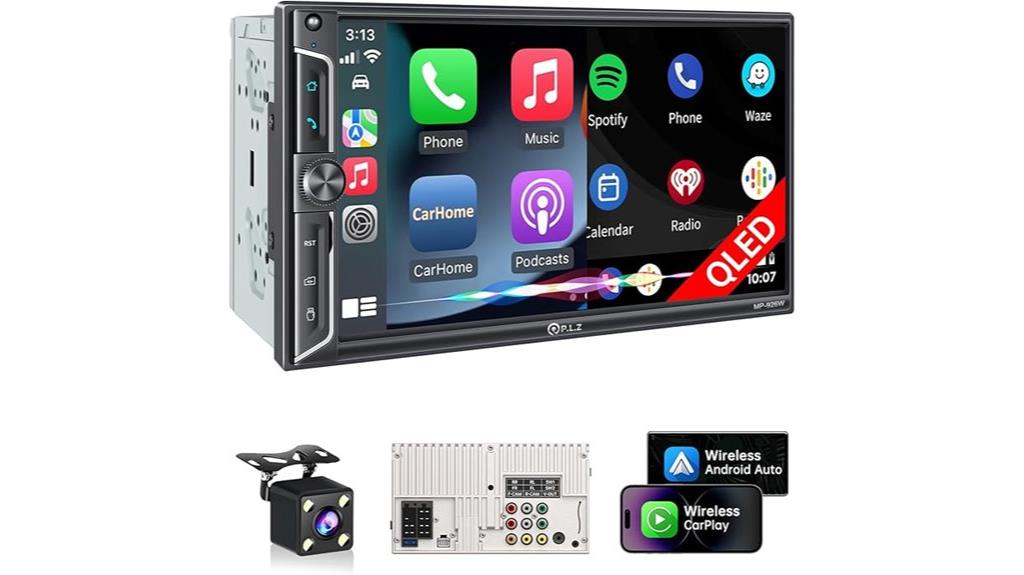 wireless double din stereo