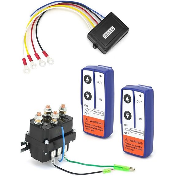 QWORK Wireless Remote Winch Kit for 2000-5000lb Winches