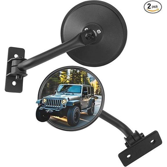 JOYTUTUS Wrangler Side Mirrors for Doors Off Driving