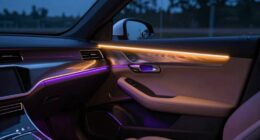 car interior ambient lighting