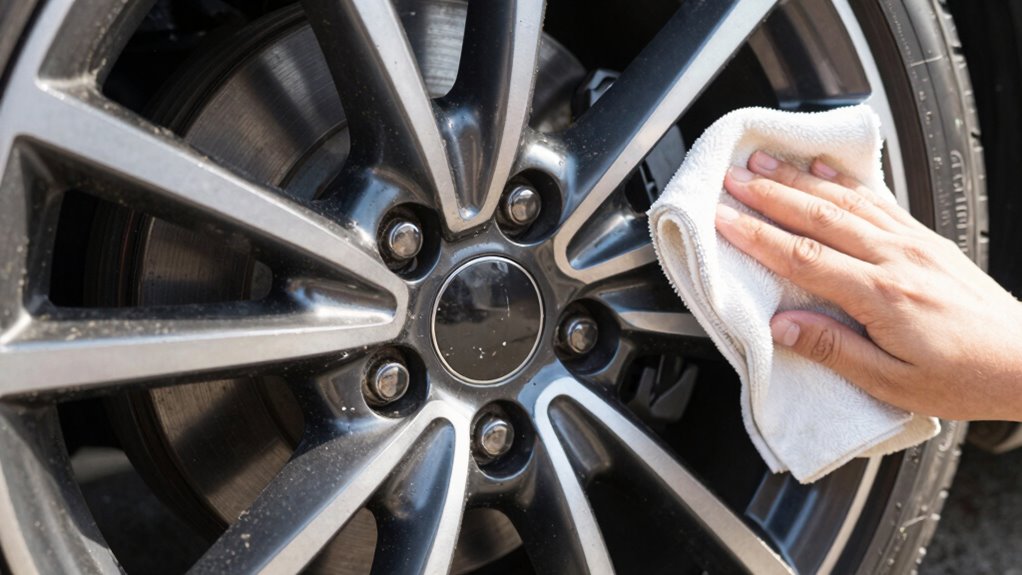 consistent wheel cleaning routine