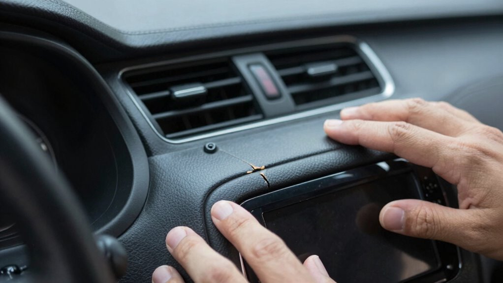 dashboard rattling troubleshooting process