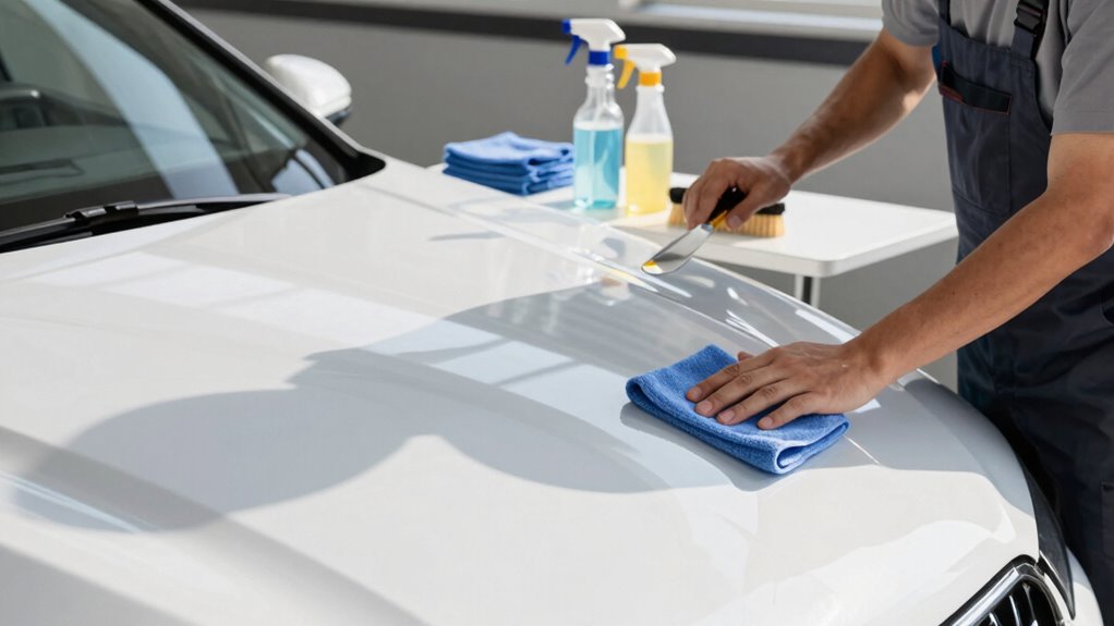 efficient vehicle cleaning routine