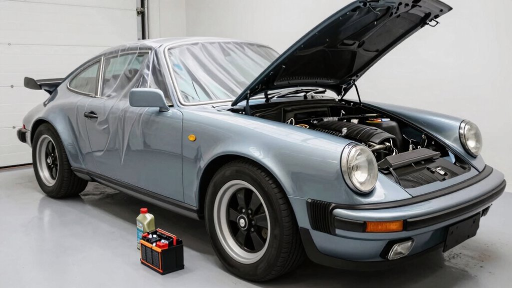 extended vehicle storage precautions