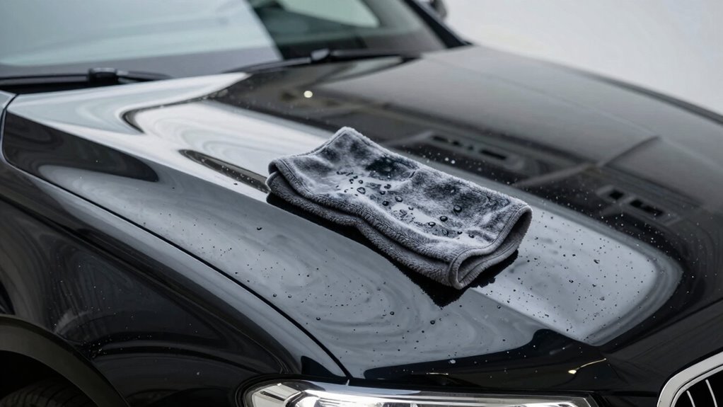 gentle black car washing