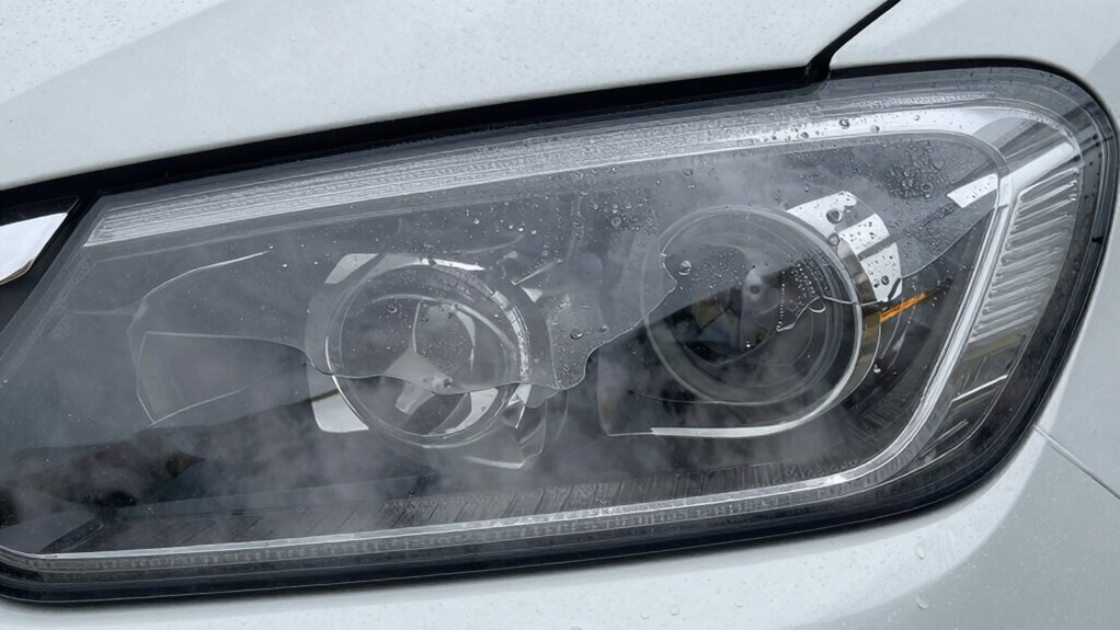 headlight moisture sealing failure