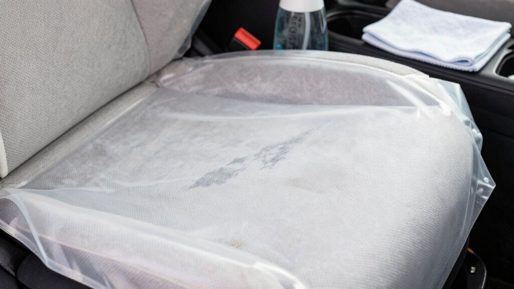 maintain clean fabric seats