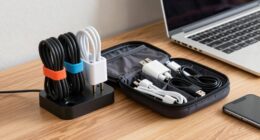 organize charging accessories efficiently