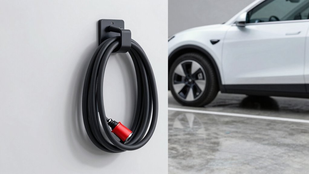 organized ev charging setup