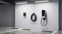 organized safe charging space