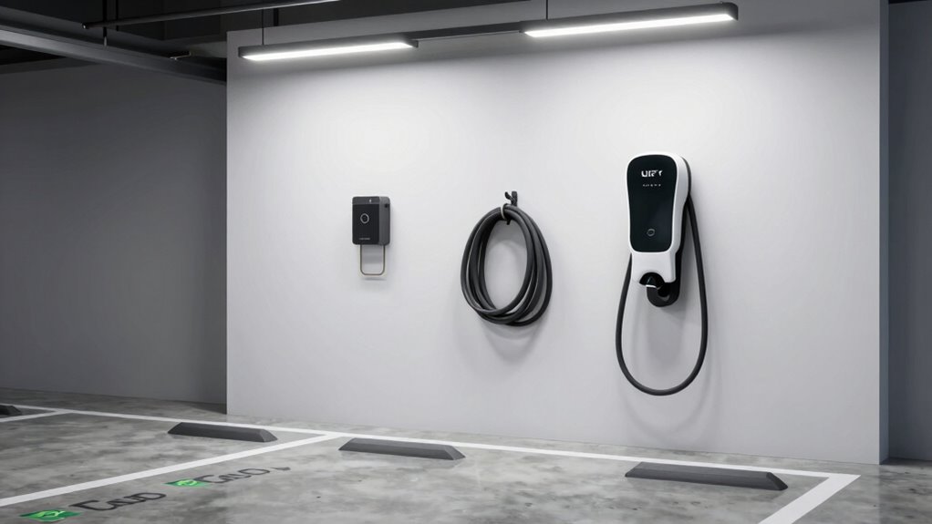 organized safe charging space