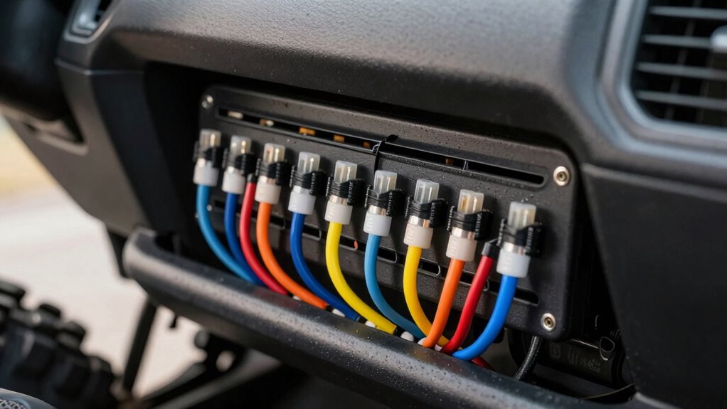 organized wiring ensures safety