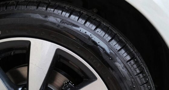 prevent tire shine spillage