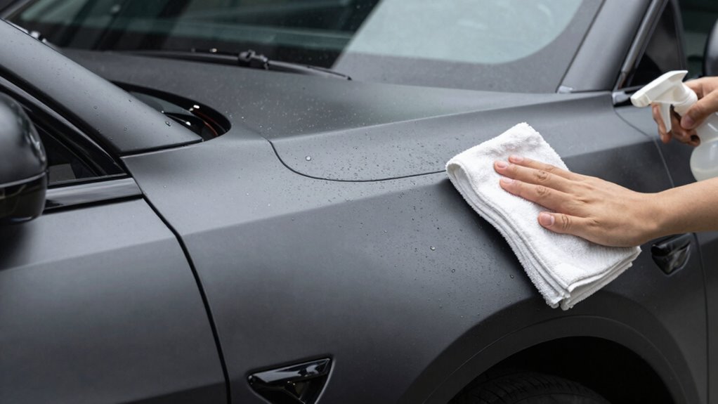 proper maintenance of matte and satin finishes