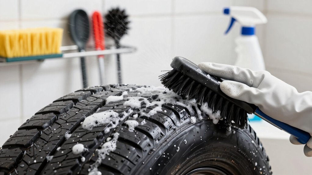 proper tire cleaning techniques