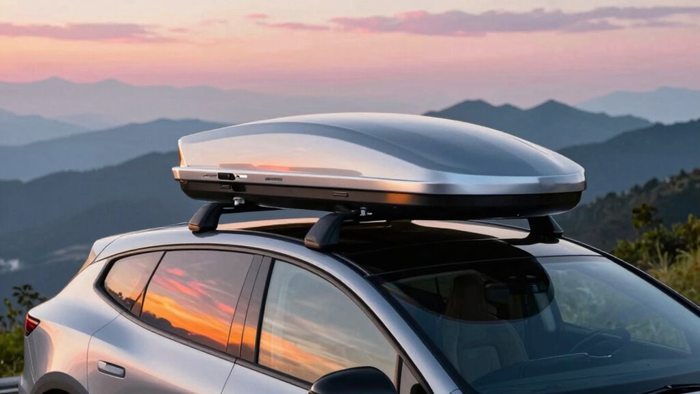 roof box impacts aesthetics and noise
