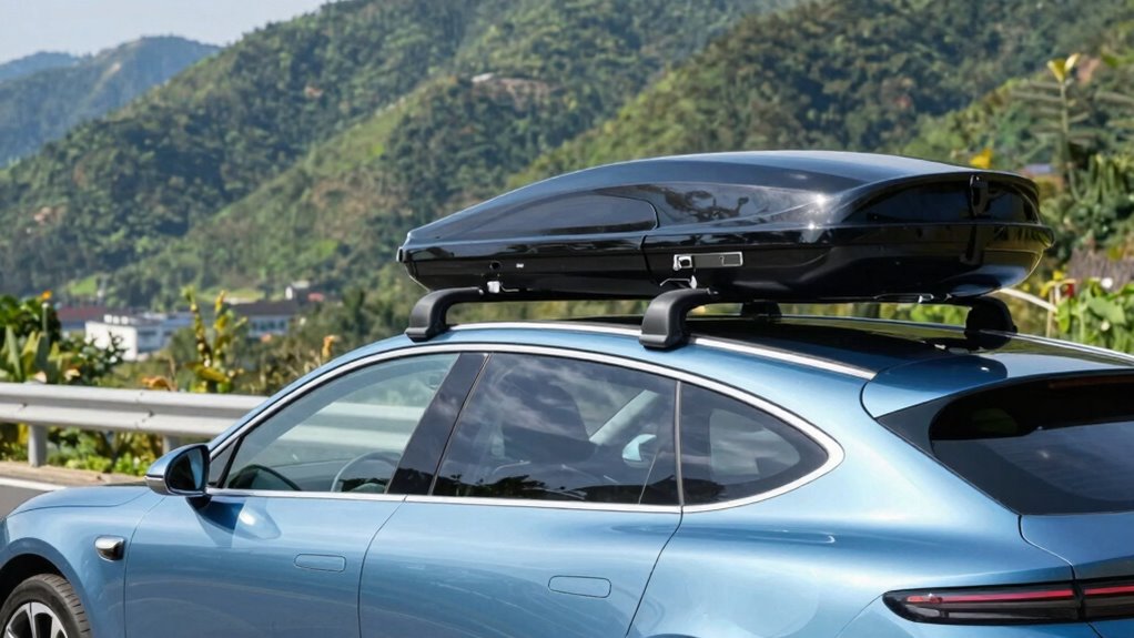 roof boxes impact ev trips