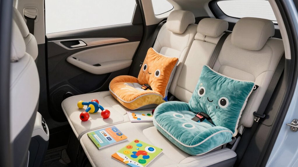 safe engaging car interior setup