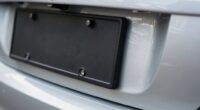 secure license plate frame