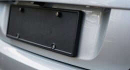 secure license plate frame
