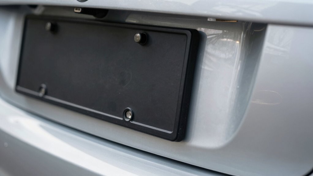 secure license plate frame